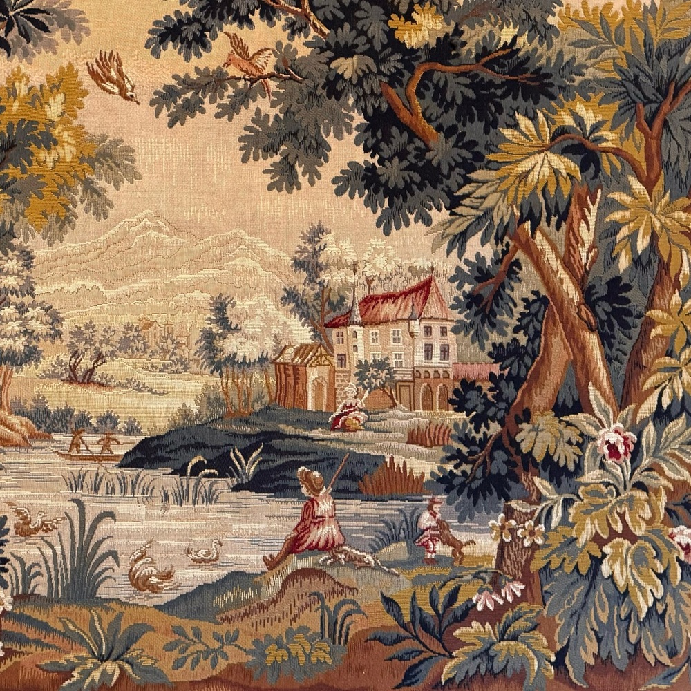 Paysage du Lauragais French Wool Tapestry (VERY RARE) - Picture 2 of 7